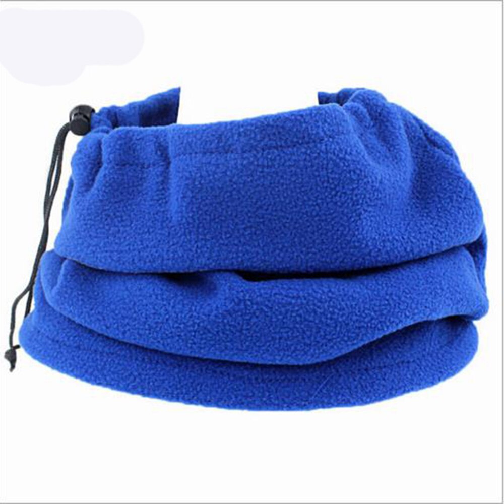 Bufanda de cuello tipo pasamontañas para hombre y mujer, pasamontañas de esquí, calentador de cuello para invierno, gorro, ligero y transpirable, para motocicleta: Azul