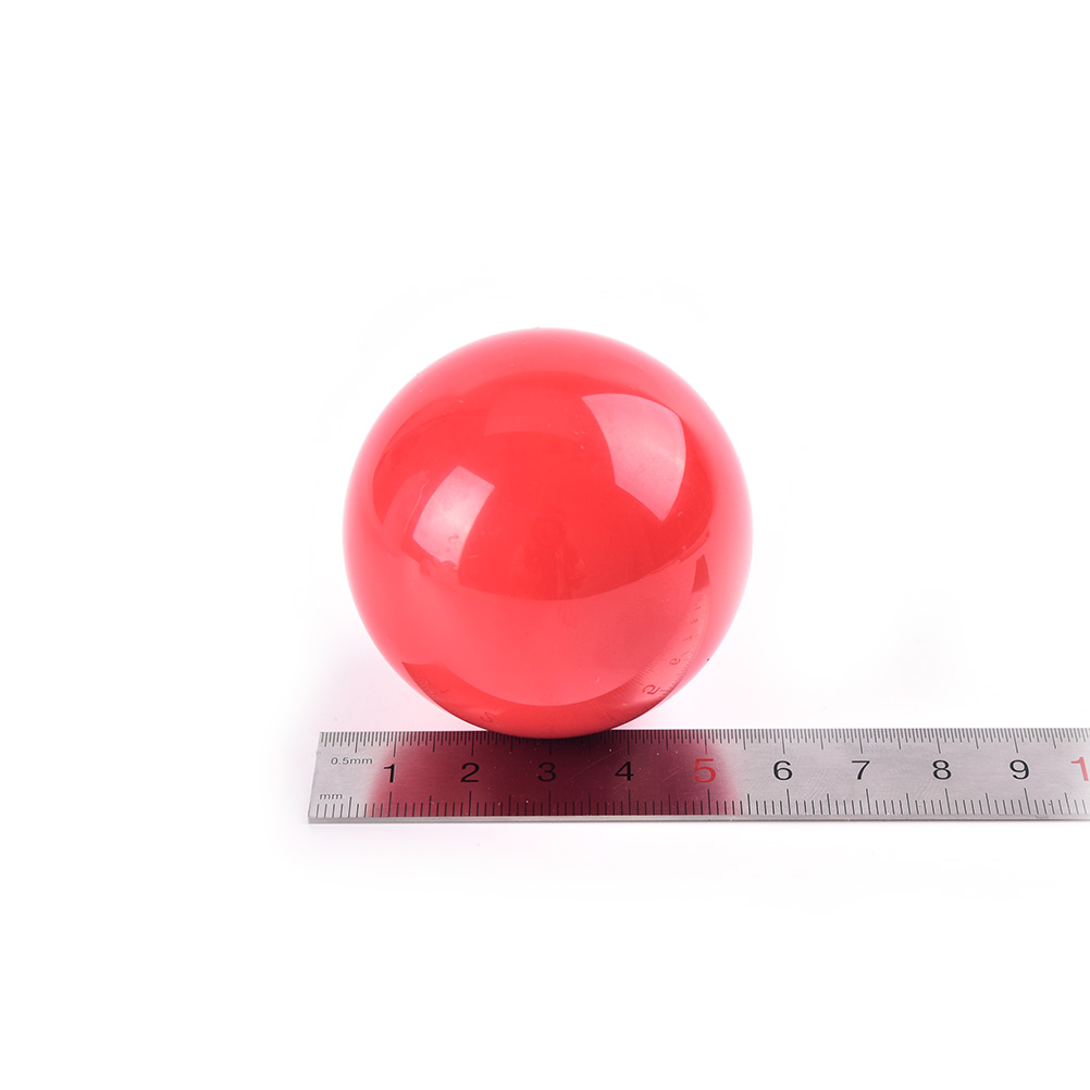 1pc 52.5mm poolkugler rød billard træningskugleharpiks snooker bold cue bold til billard snooker tilbehør
