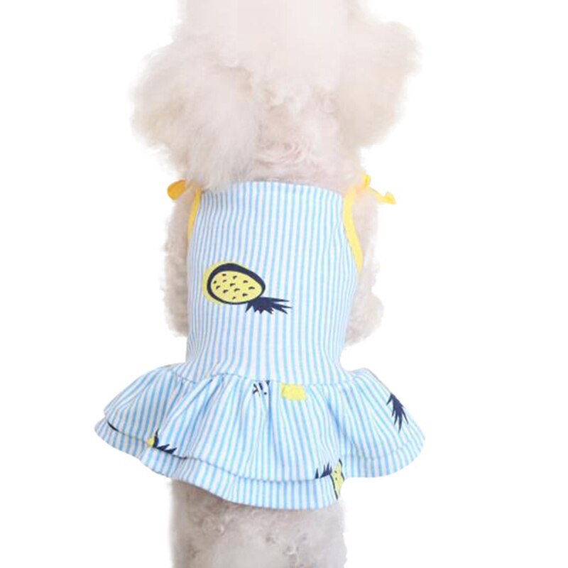 Zomer Mode Hond Kleding Voor Kleine Hond Chihuahua Kleding Prinses Huisdier Kat Fruit Jurken Puppy Sling Rok