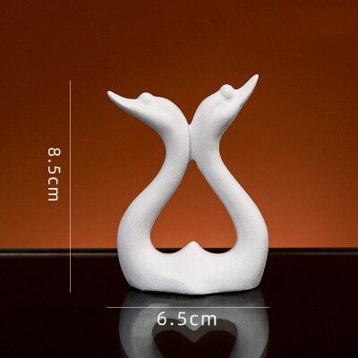 Moderne harpiks dyredekorationer bord fe have miniature figurer enhjørning flamingo jule hjemmedekoration tilbehør
