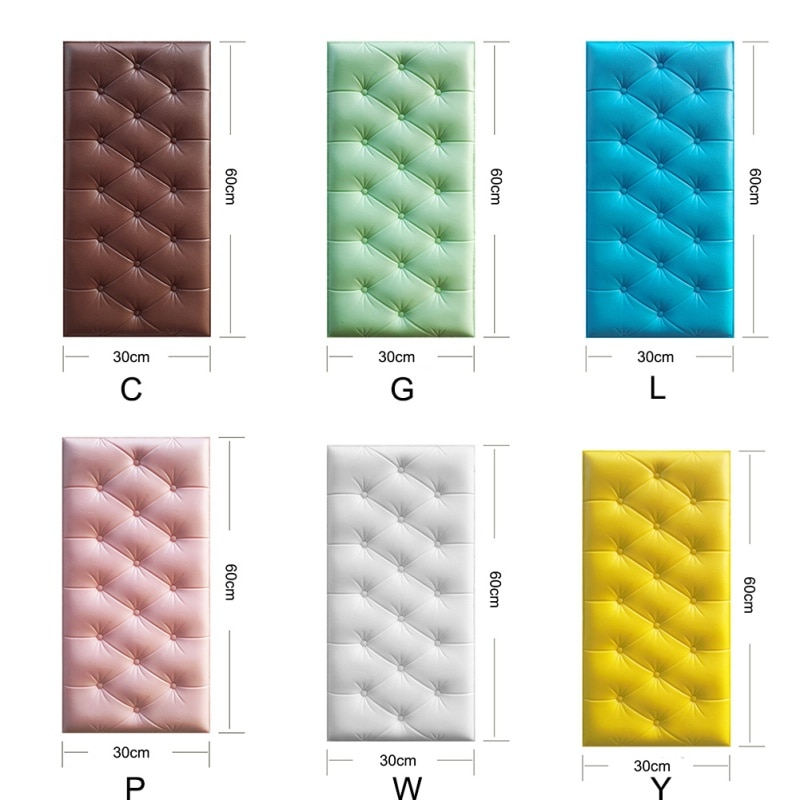 3D Thuis Anti-Collision Muur Mat Floor Pad Thuis Entree Mat Slaapkamer Woonkamer Kinderen Slaapkamer Bed Bed zachte Kussen