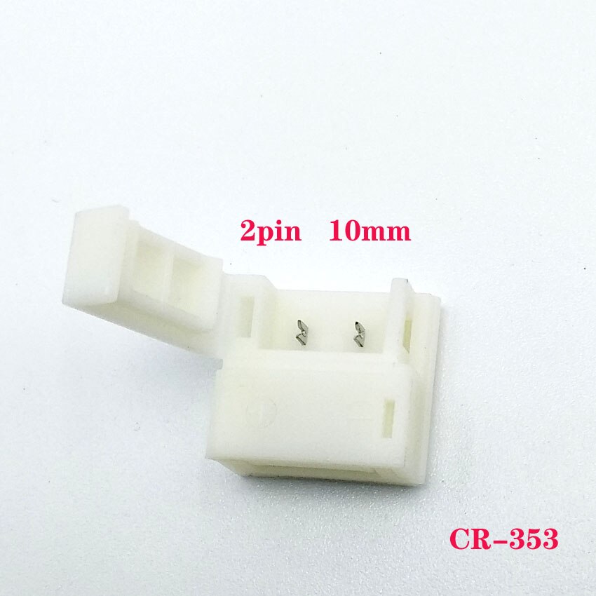 5 stks/partij LED Connector 2 pin 3 pin 4 pin soldeerloze Voor 8mm 10mm 5050 3528 ws2811 ws2812b 5630 5730 smd LED Strip: 1-CR-353