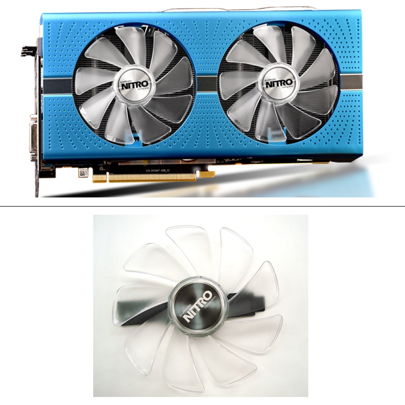 95mm PC Cooling fans CF1015H12D Voor Sapphire NITRO RX580 8G D5 RX590 8G D5 Commemorative Edition GPU Cooling Grafische Kaart