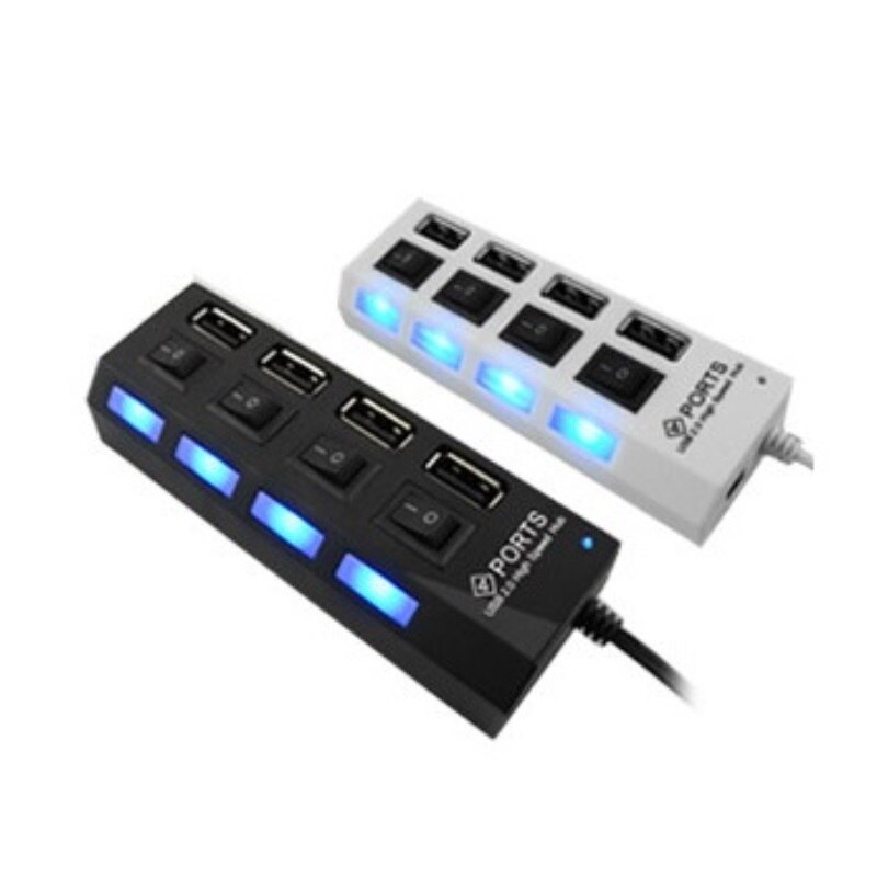 Mini High Speed USB 2.0 Hub 4 Ports Portable USB Hub 480 Mbps Switch Splitter Adapter Peripherals For PC notebook Laptop