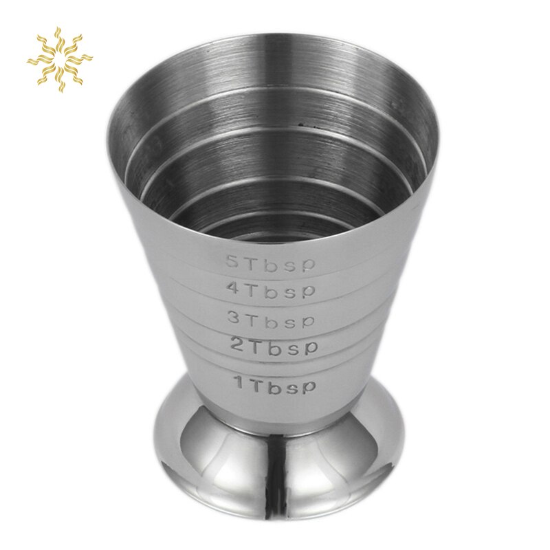 Stainless Steel Measuring Shot Cup Ounce Bar Cocktail Drink Mixer Liquor Measuring Cup Measurer Kitchen Bar Measuring Tool K802