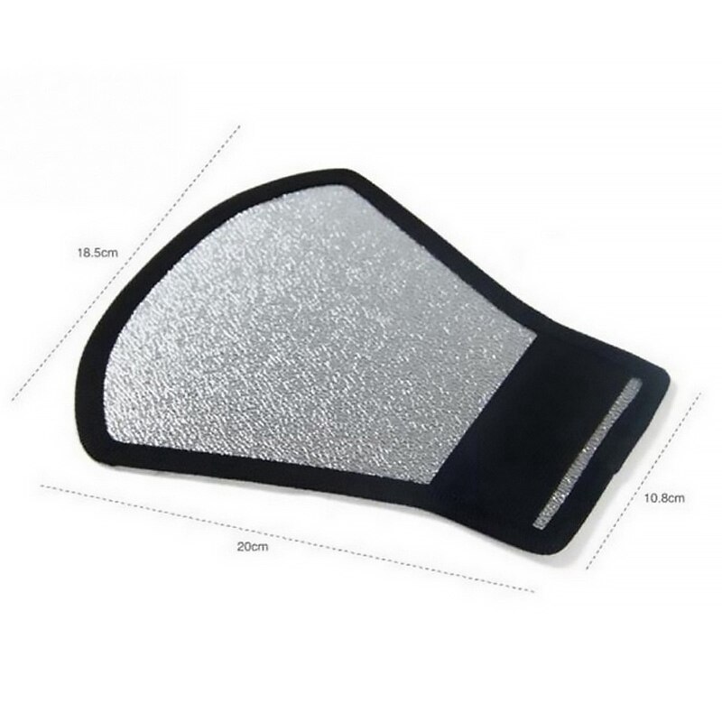 Camera Flash Diffuser Softbox Silver and White Flash Light Reflector for Reflector Photography Studio Accessories