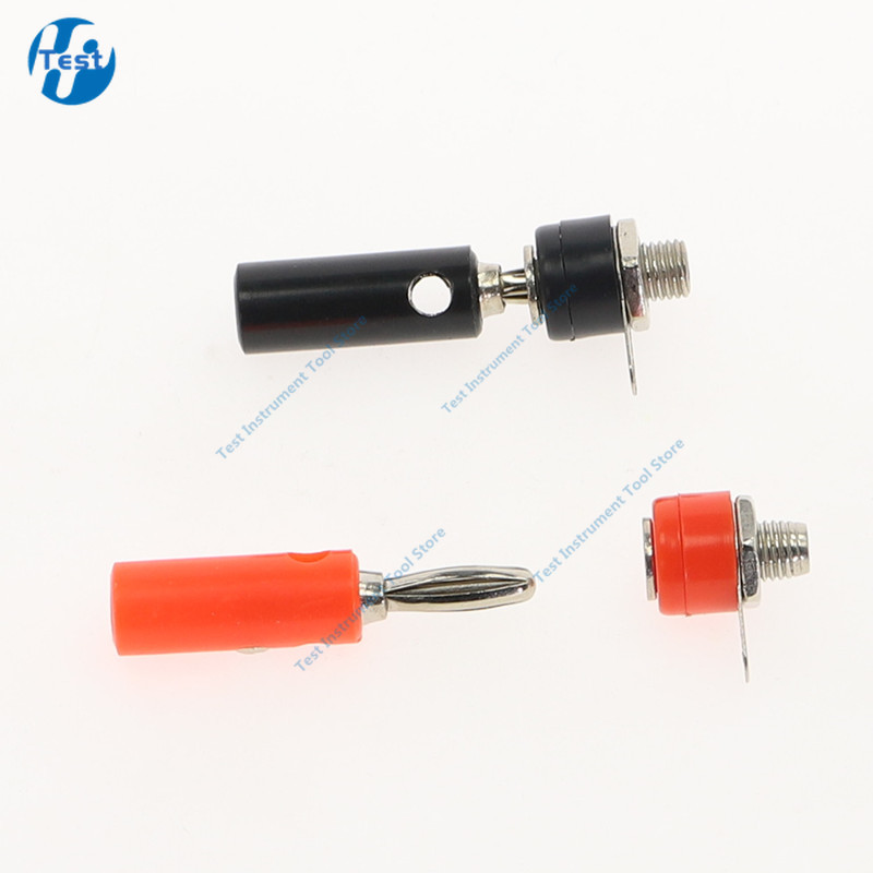Macho hembra J072 4mm conector Banana macho hembra para insertar conector Pin Banana modelo DIY