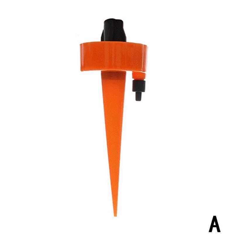 Bebedero automático ajustable, Gotero para las vacaciones, planta regadora, herramienta de riego automático, planta en maceta, artefacto de flor de riego Perezoso: Orange