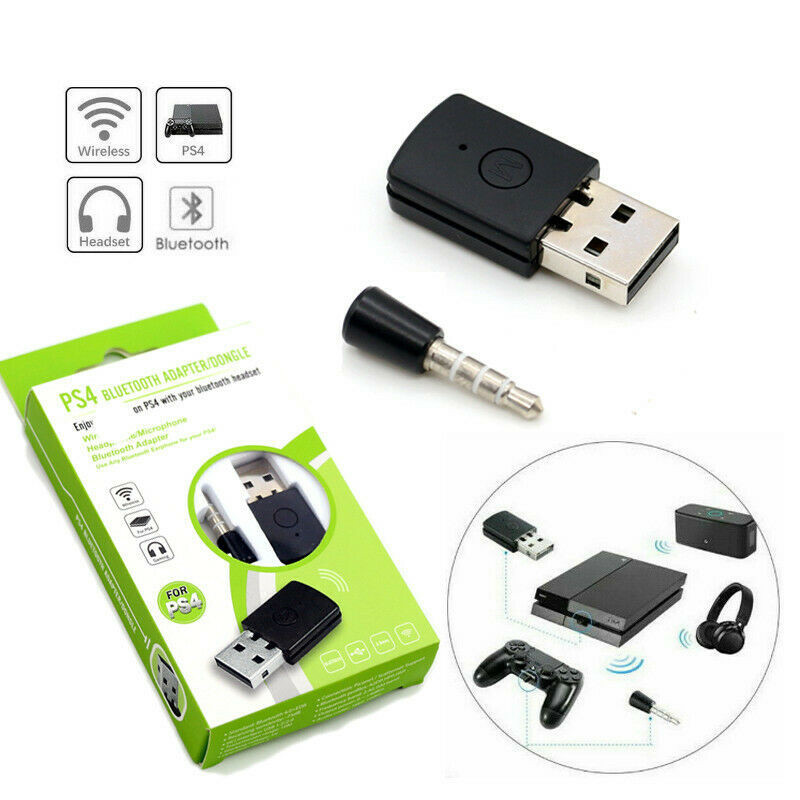 Wireless Bluetooth 4.0 Usb Adapter Dongle Receiver For Ps4 Headphone Microphone