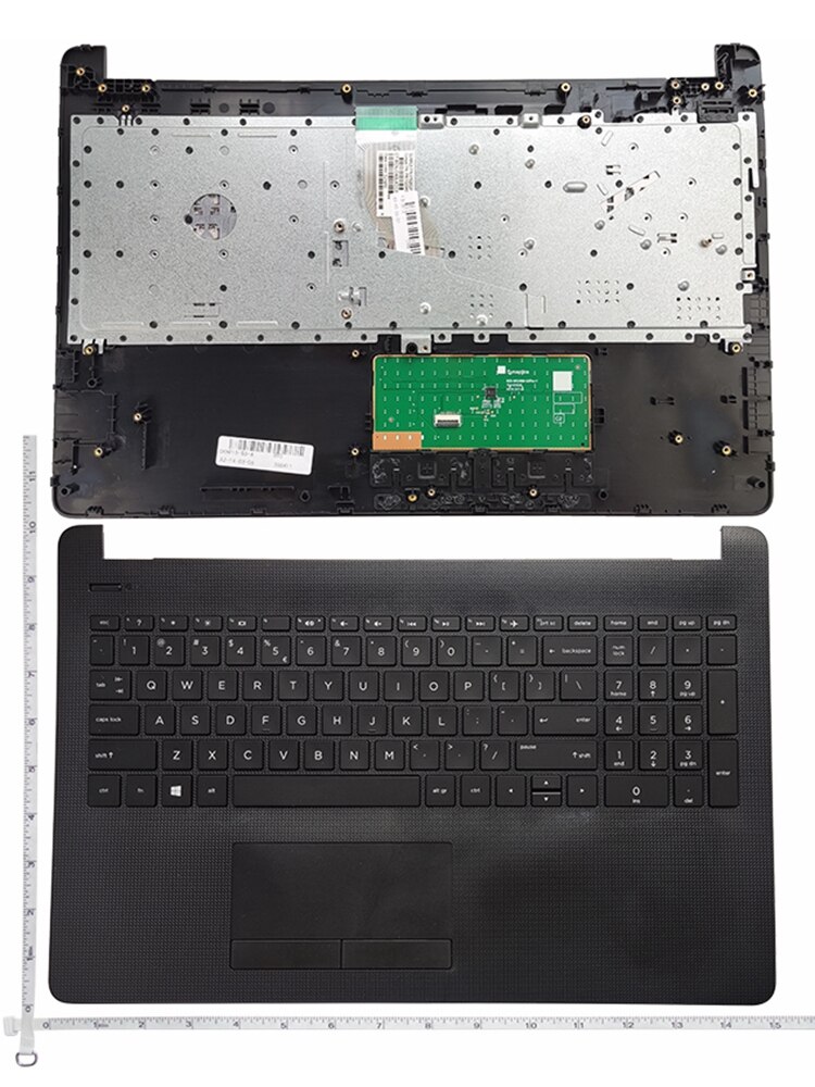 US laptop keyboard for HP 15-BS 15-CD 250 G6/255 G6/256 G6/TPN-C129/TPN- TPN-C129 PK132043A00 Palmrest Upper Cover With touchpad