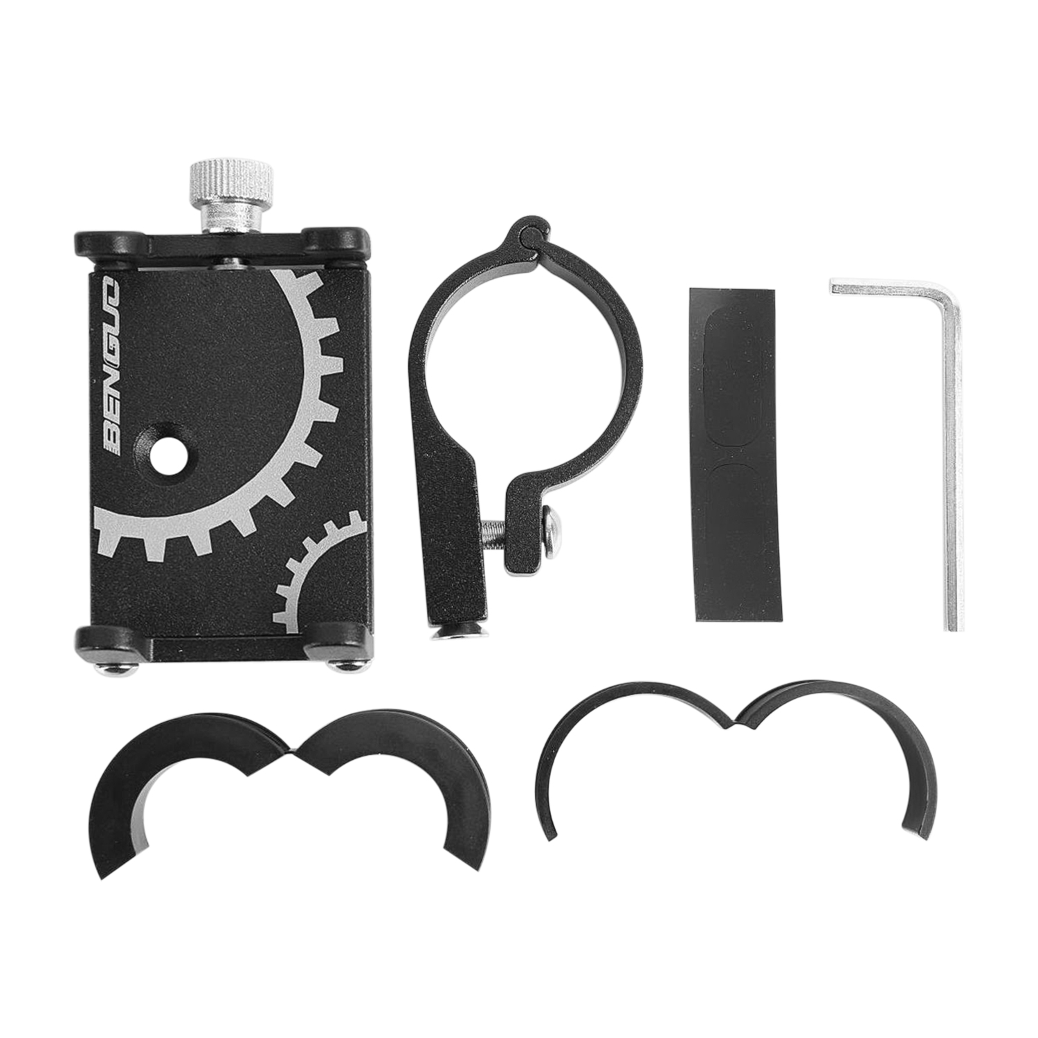 Universele aluminium mobiele telefoonhouder Verstelbare mobiele telefoonhouder Aluminium telefoonclip Fiets Scooteraccessoires
