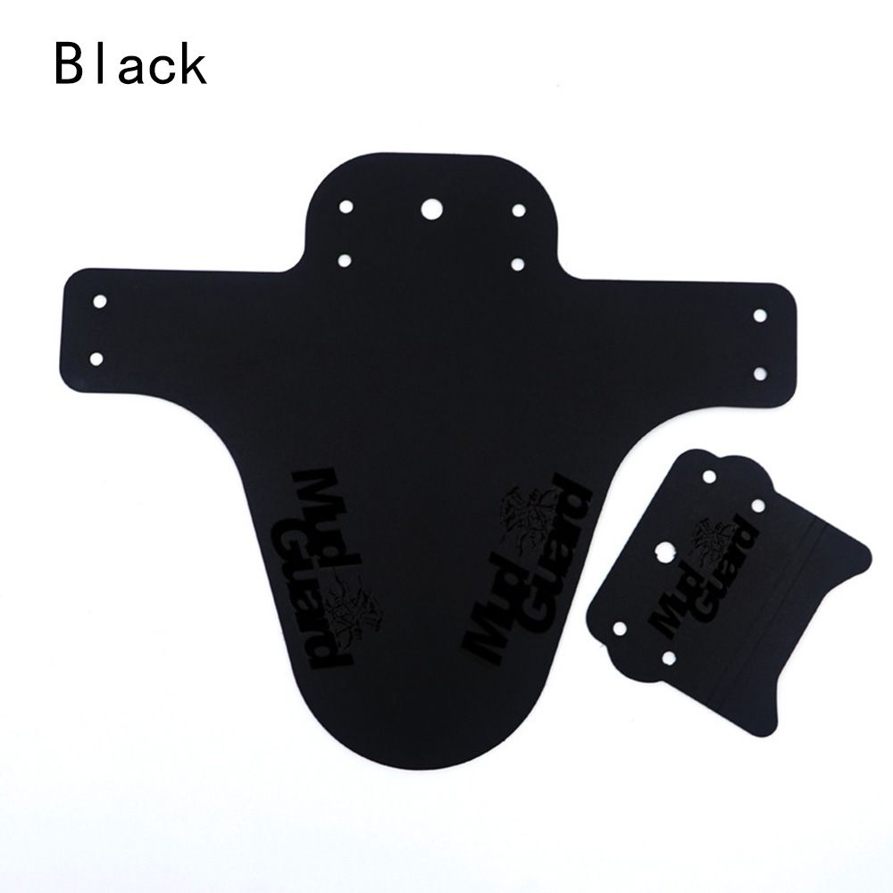 Mountain Cycling Bike Front Rear Fender Mudguard Mud Guard Set Mountain Bicycle Road Cycling Guard Tool Bike Accessories: black