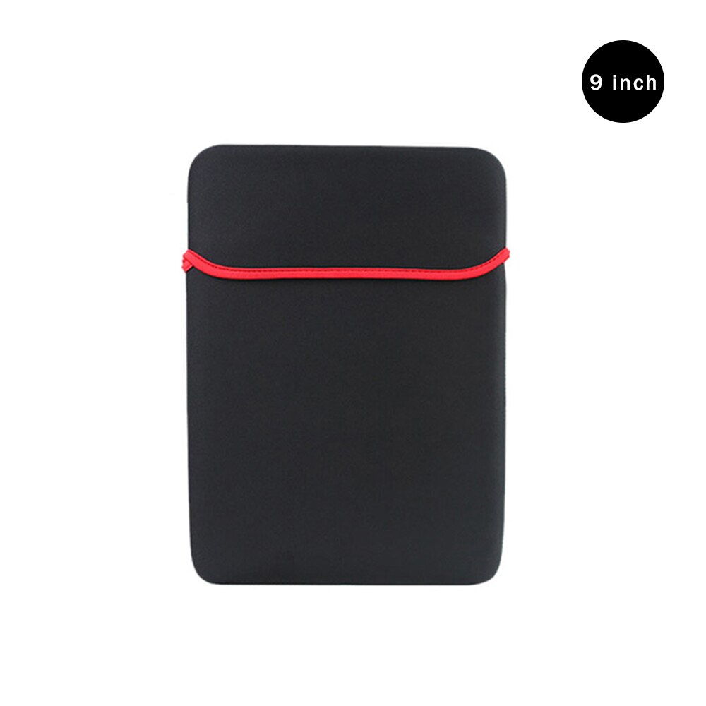 Tablet Sleeve 7 / 8 / 9 / 9.7 /10 /12 /13 /14 /15 Inch neopreen Bag Beschermhoes Voor Tabletten Pc Notebook Tas: 9 inch