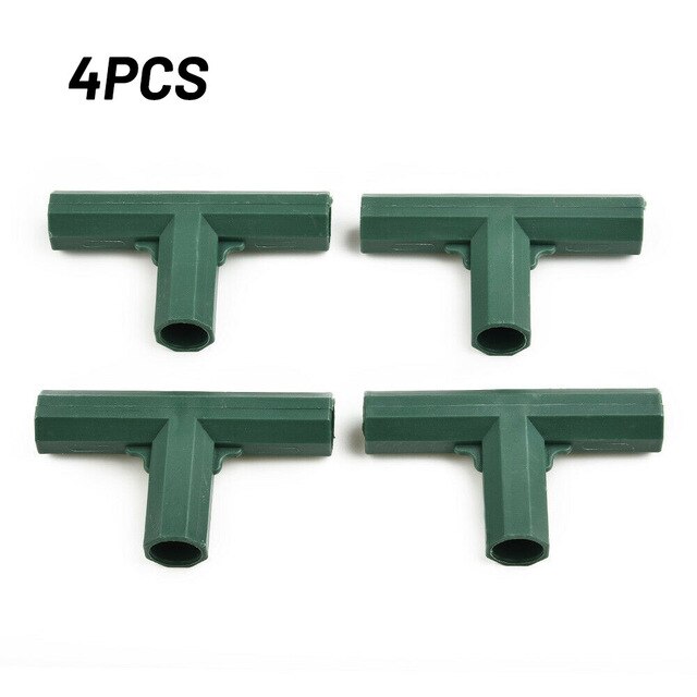 Green Connector Greenhouse Joints Outdoor Plastic Pole Structure Adapter: E