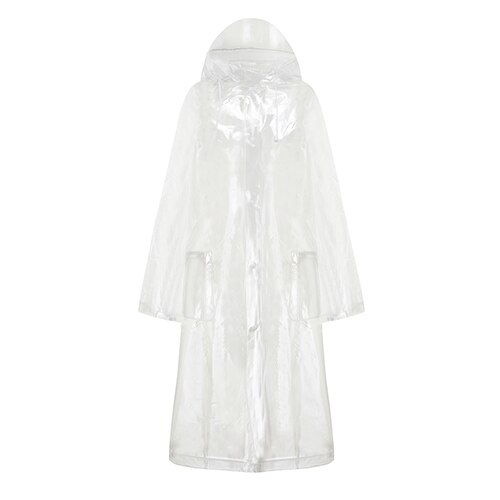 Wasserdicht transparent Regenmantel Frauen Regen Mantel Poncho Abdeckung Undurchlässig EVA Rucksack Regenmäntel Famale Außen Tour Regen Mantel: M