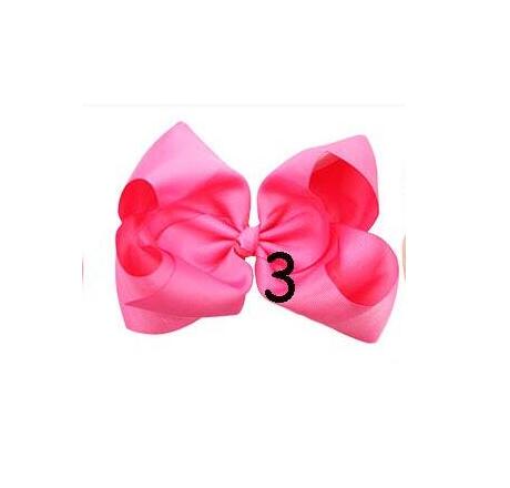 30pcs/Multi-colored 8" Hand-made Grosgrain Ribbon Hair Bow Alligator Clips Hair Accessories for Little Girls