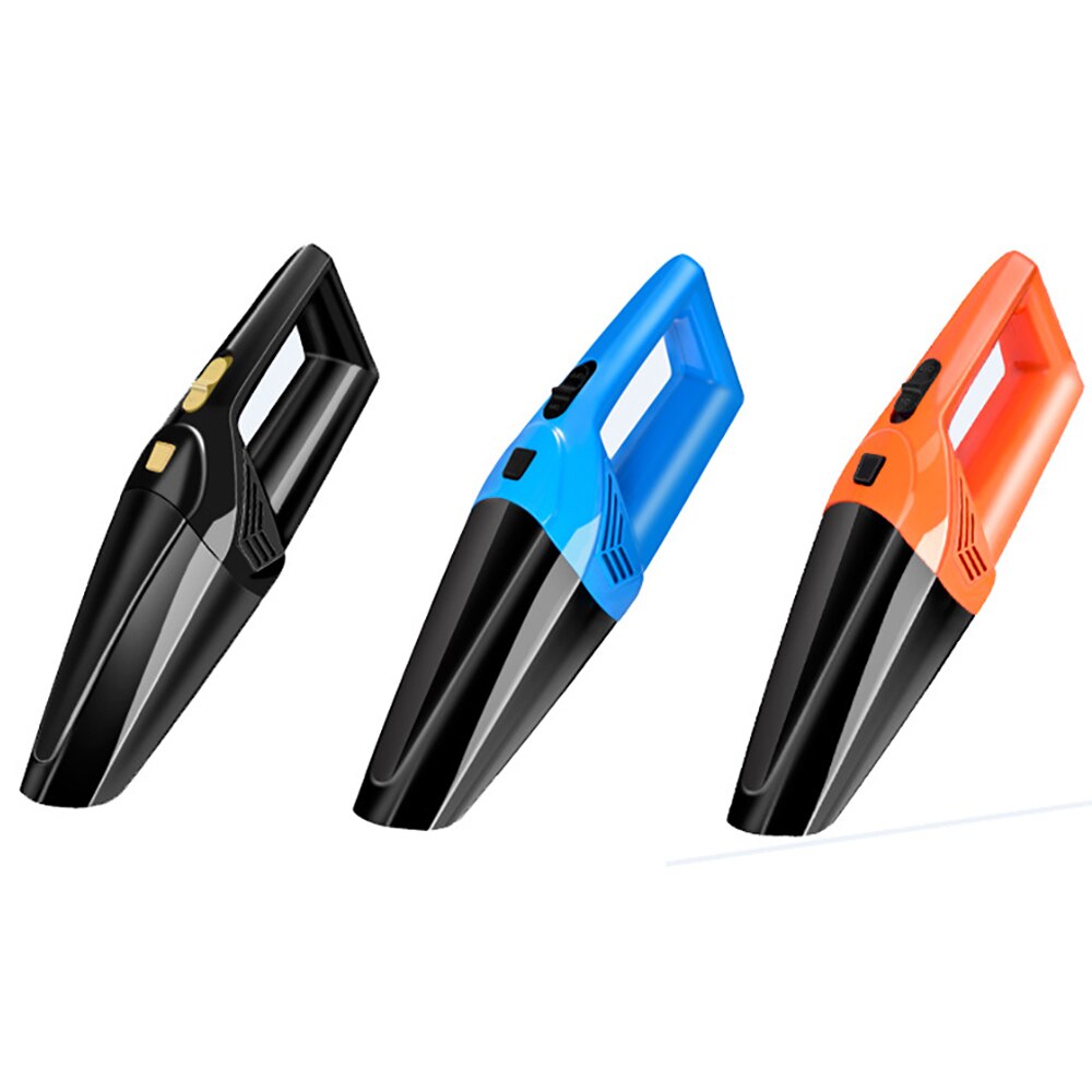 High Power Rechargeable Car Handheld Vacuum Cleaner Portable Light Car Vaccum Cleaner For Classroom/Working Table: Black