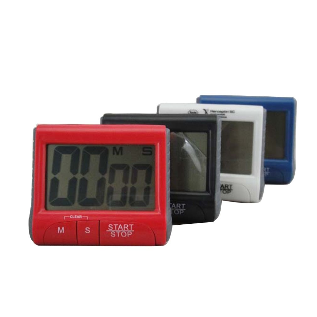 Big Digital Three-button Electronic Timer Kitchen Timer Reminder Timer Multi-function Timer Large Screen