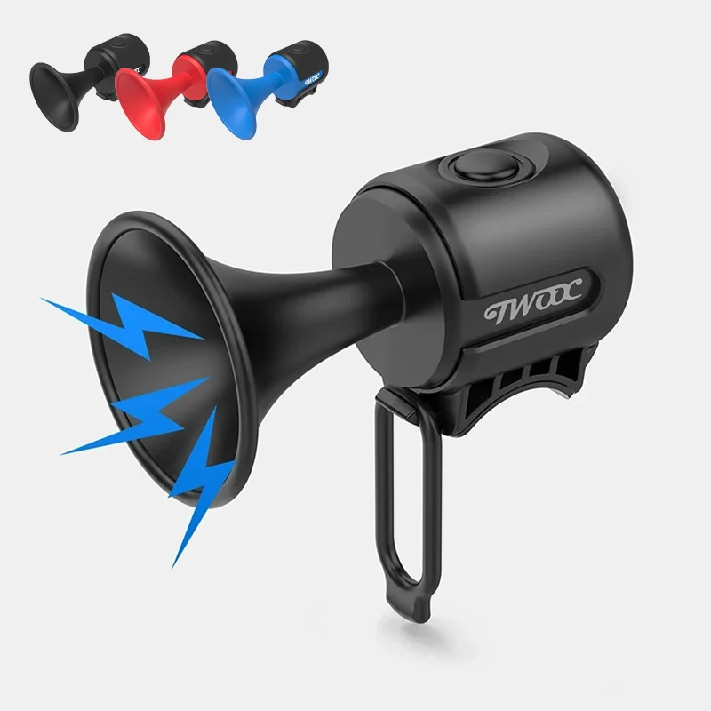 Hoge Decibel Fiets Elektrische Bel Draagbare Fiets Hoorn Gebouwd In Batterij Fietsen Waarschuwing Bel Waterdichte Weg Mtb Hoorn