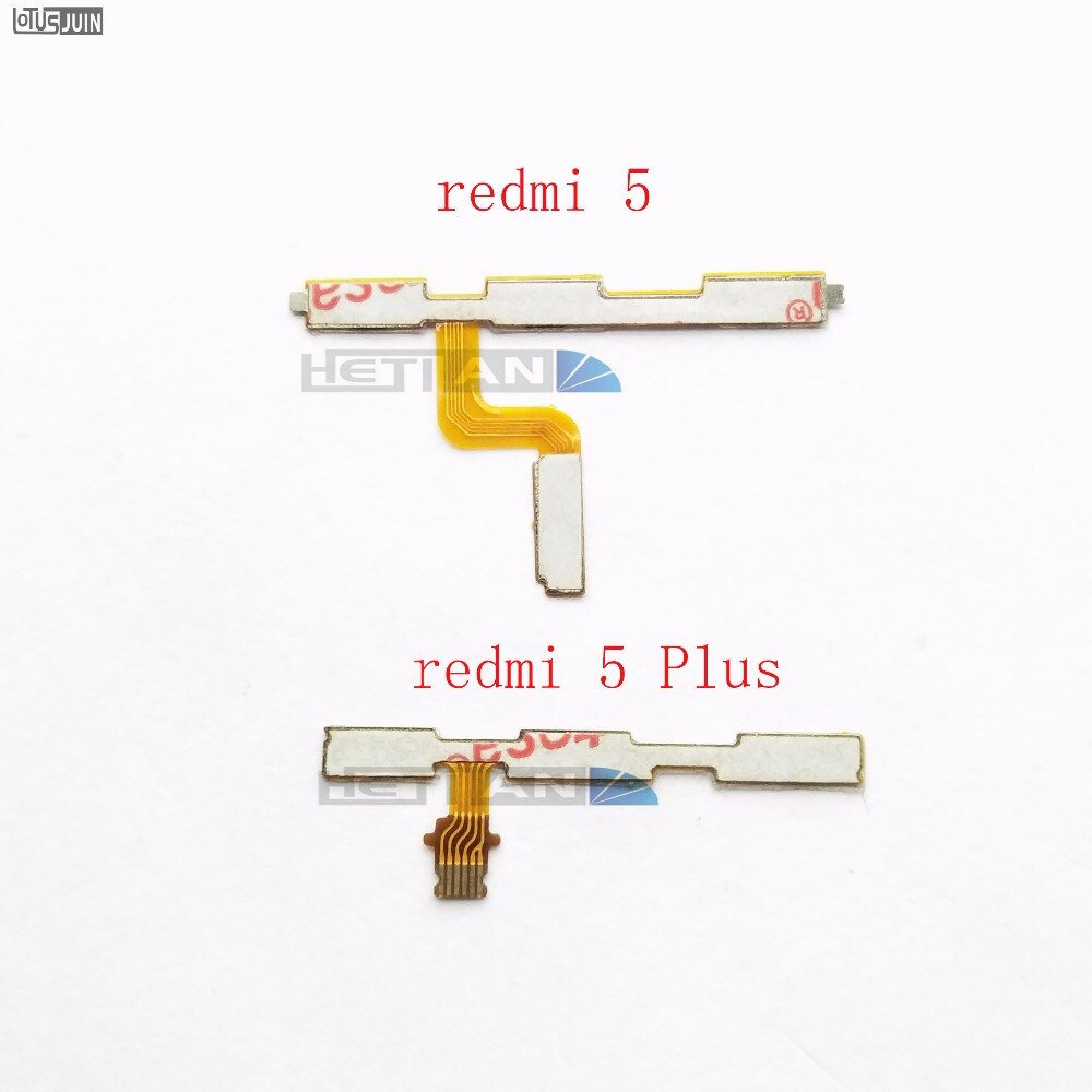 1PCS for Xiaomi redmi 5/Redmi 5 Plus Power Volume Key ON/OFF Button Switch Flex Cable Ribbon Replacement Repair Spare Parts