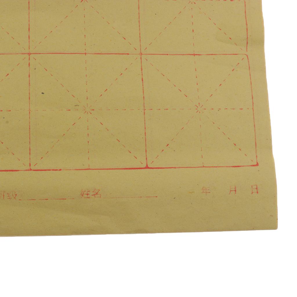Chinese Traditional Art Paper Xuan Paper Grid L for Writing Practice Supplies