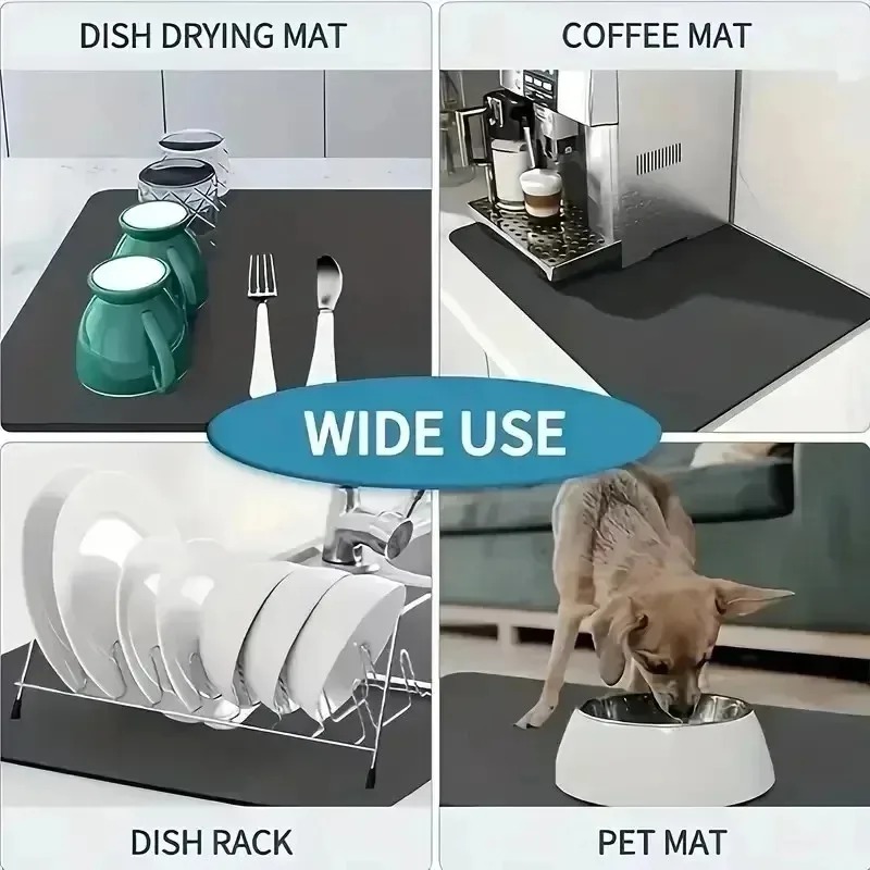 Diatomeeën Modder Koffiezetapparaat Mat Keuken Aanrecht Drainage Eettafel Tafelblad Water Huishoudelijke Verbranden Thermische Isolatie Matten