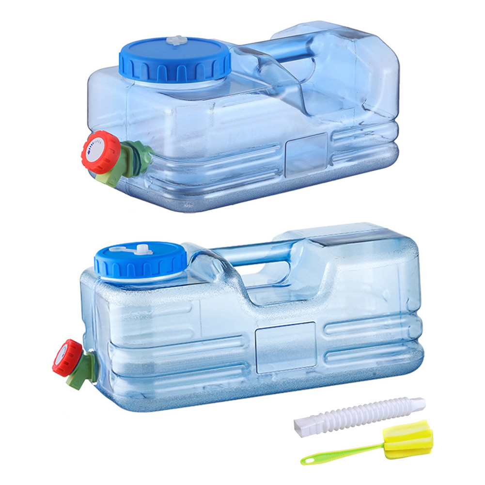 5.5l 10l Outdoor Water Bucket Portable Camping Water Bucket Food Grade Water Container with Tap Big Capacity for Picnic Travel
