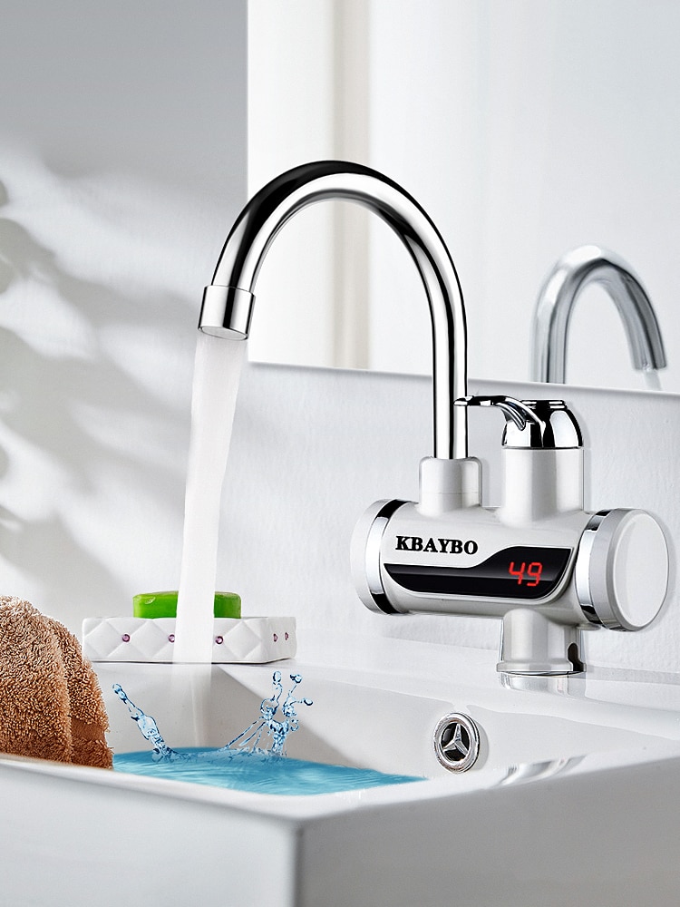 3000W EU plug Electric Water Heater Kitchen Instant heater immersion heater Cold Dual-Use A-0668