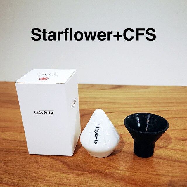Lilydrip-transformador de gotero de café, convertidor de filtro de papel, inversor Compatible con la mayoría de gotero cónico V60, ayuda a la elaboración: Starflower CFS