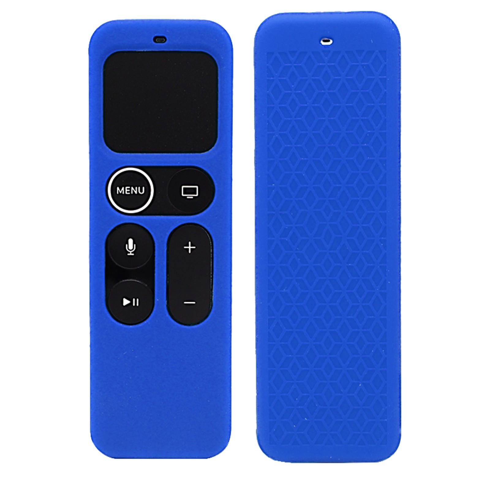 Silicone Remote Case For Apple TV 4K 5th 21 Remote Control Shockproof Protective Shell Replacement Remote Case Cover: Blue