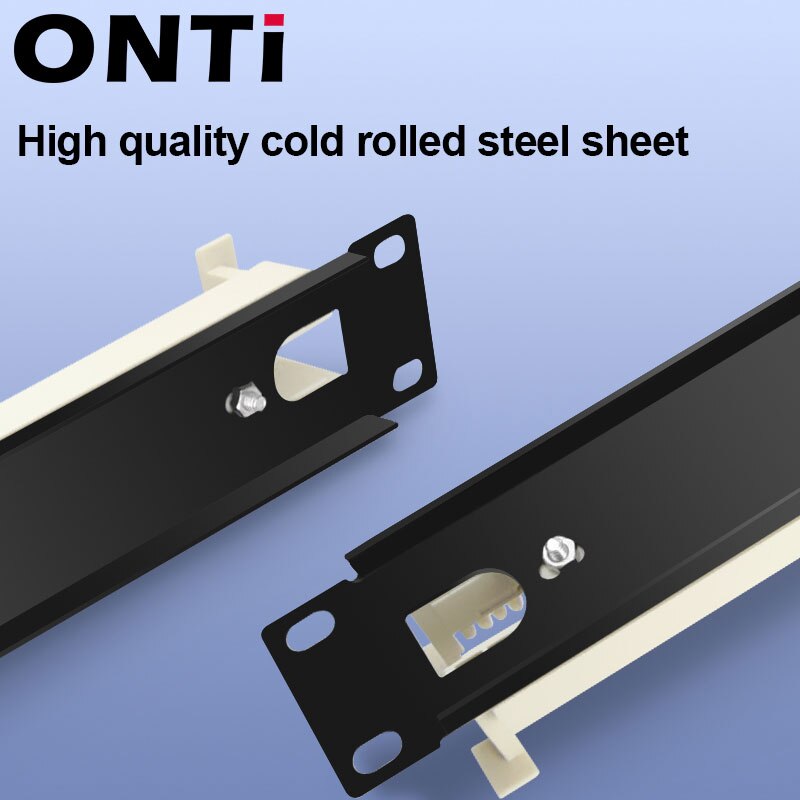 ONTi 19&quot; Cabinet Rack 100pairs Telephone Module 110 Distribution Frame RJ11 Voice 4C 2C Cable 110 Telephone Patch Panel