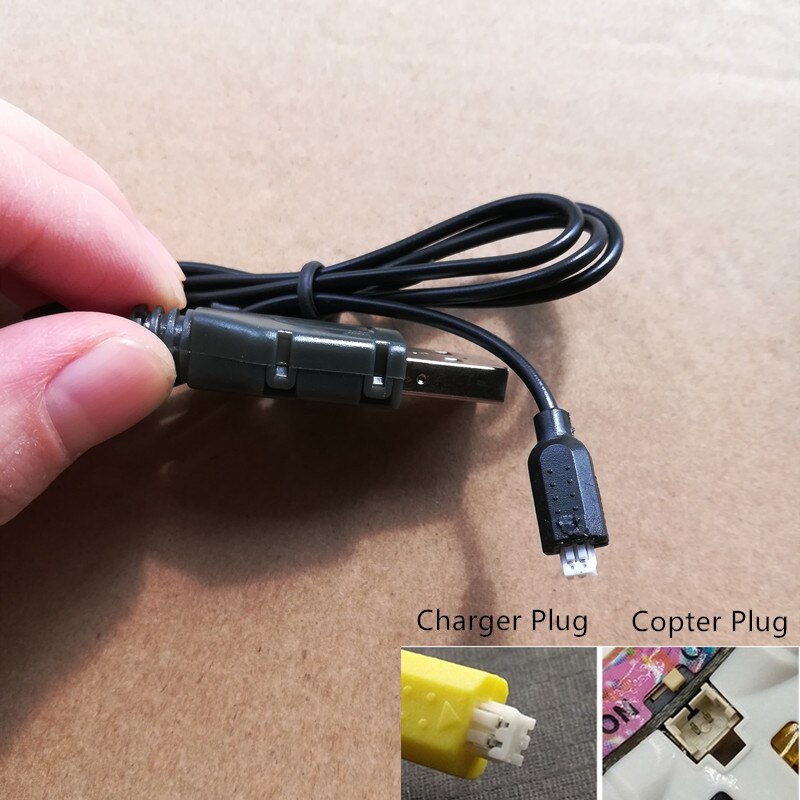 Più Opzioni di 3.7V Batteria Cavo del Caricatore del USB Per X5 S107G MJX RC CX-10 JXD Quadcopter Elicottero Pezzi di Ricambio: Plug 1