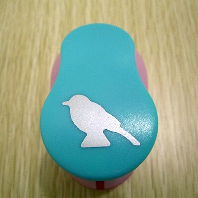 (2.5cm) Wave Circle Balloon Shape Craft Craft Scrapbooking Machine School Paper Cutting Cutter Puncher Eva Hole Punch Embossing: Bird