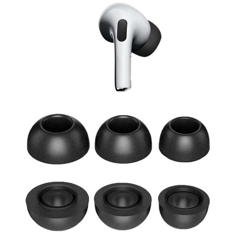 Anti Slip Earbud Tips For Airpods Pro Memory Foam Cover Earphone Tips Noise Reduction Soundproof Earplug For AirPods 3