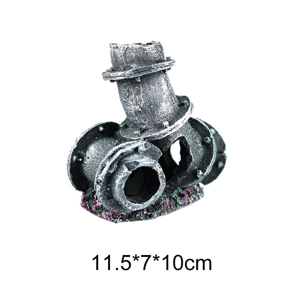 Aquarium landschap steen kunstmatige hars ornament berg grot aquarium decoratie accessoires: 04