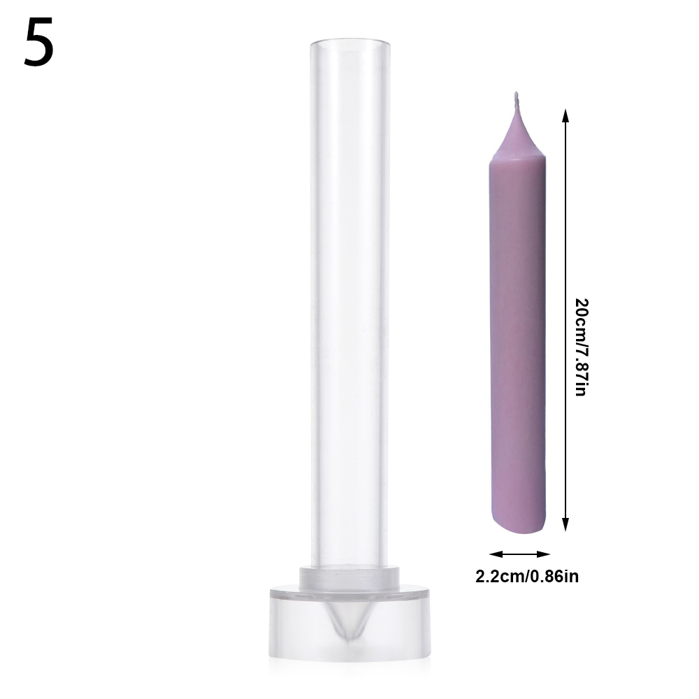 Long Pole Stripe Rack DIY Craft Candle Molds Candle Making Mould Match Large Cylinder Rib Handmade Soap Molds Clay Craft Tools: type5