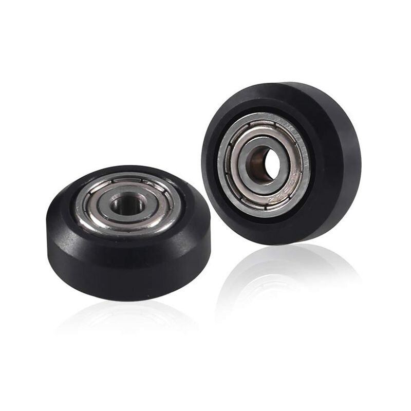 Aokin 2/6PCS 3D Printer POM Wheel Plastic Pulley 625ZZ Linear Bearing for Creality Ender 3 Ender 3 Pro Ender 3 V2 CR-10 CR-10S: 2pcs