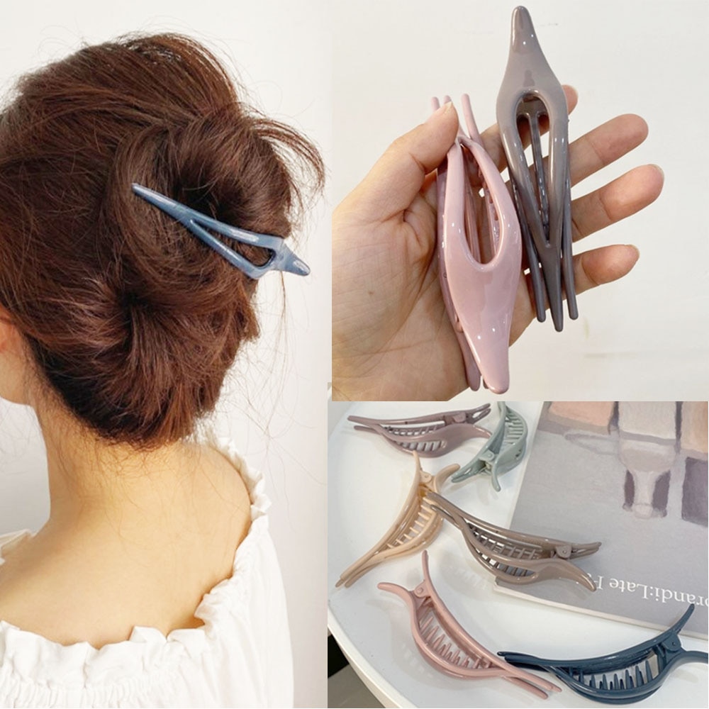 Clip Mode Druipen Kleur Voor Clip Grote Plastic Haarspeld Morandi Originele Koreaanse