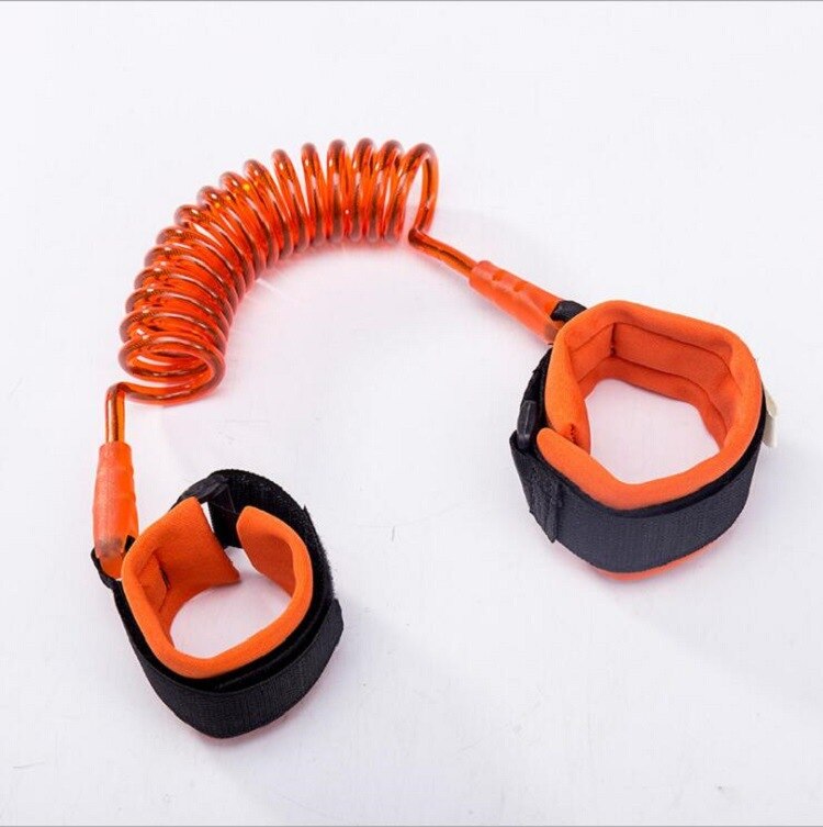 Anti Verloren Pols Link Peuter Leash Veiligheid Harnas Voor Kinderen Riem Touw Outdoor Wandelen Hand Riem Band Baby Anti-verloren Polsband: orange