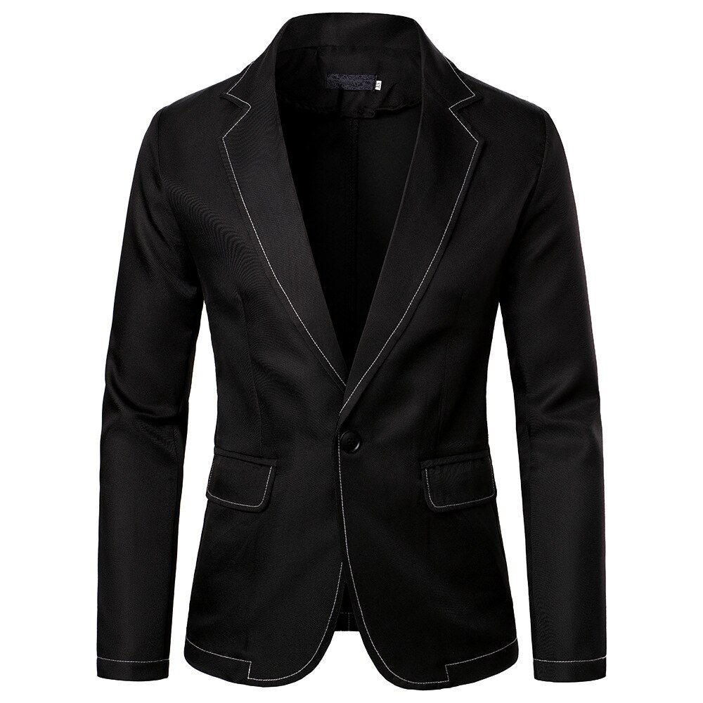 Blazer Sport Tom James – Homme – Laine Noire – Taille 42L – Coupe Classique