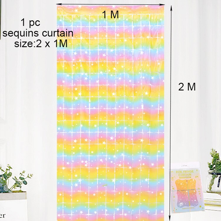 Telón de fondo para , cortina de lentejuelas de aluminio, decoración de pared de , purpurina de lentejuelas, decoración de fondo de cumpleaños y boda: light gradient