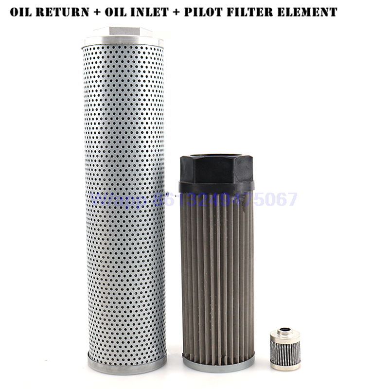 Für xcmg xe35u Bagger öl Diesel- Luftfilter Element Hydrauliköl Einlass Öl rücklauf Filter Element Pilot Filter Element Teile