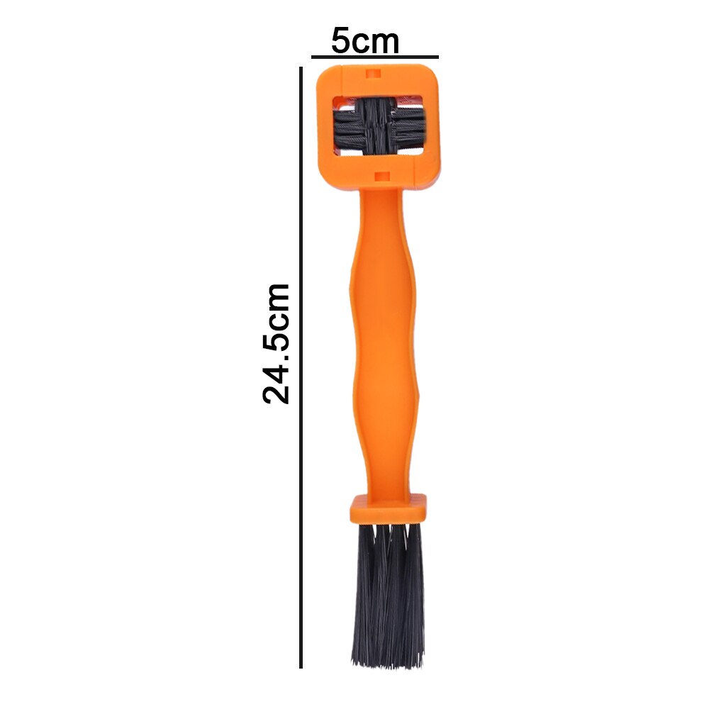 Plastic Motorfiets Fiets Chain Cleaner Brush Kit Gear Grunge Borstel Mtb Bike Machine Wasmachine Scrubber Fietsen Schoon Onderhoud: Orange Brush