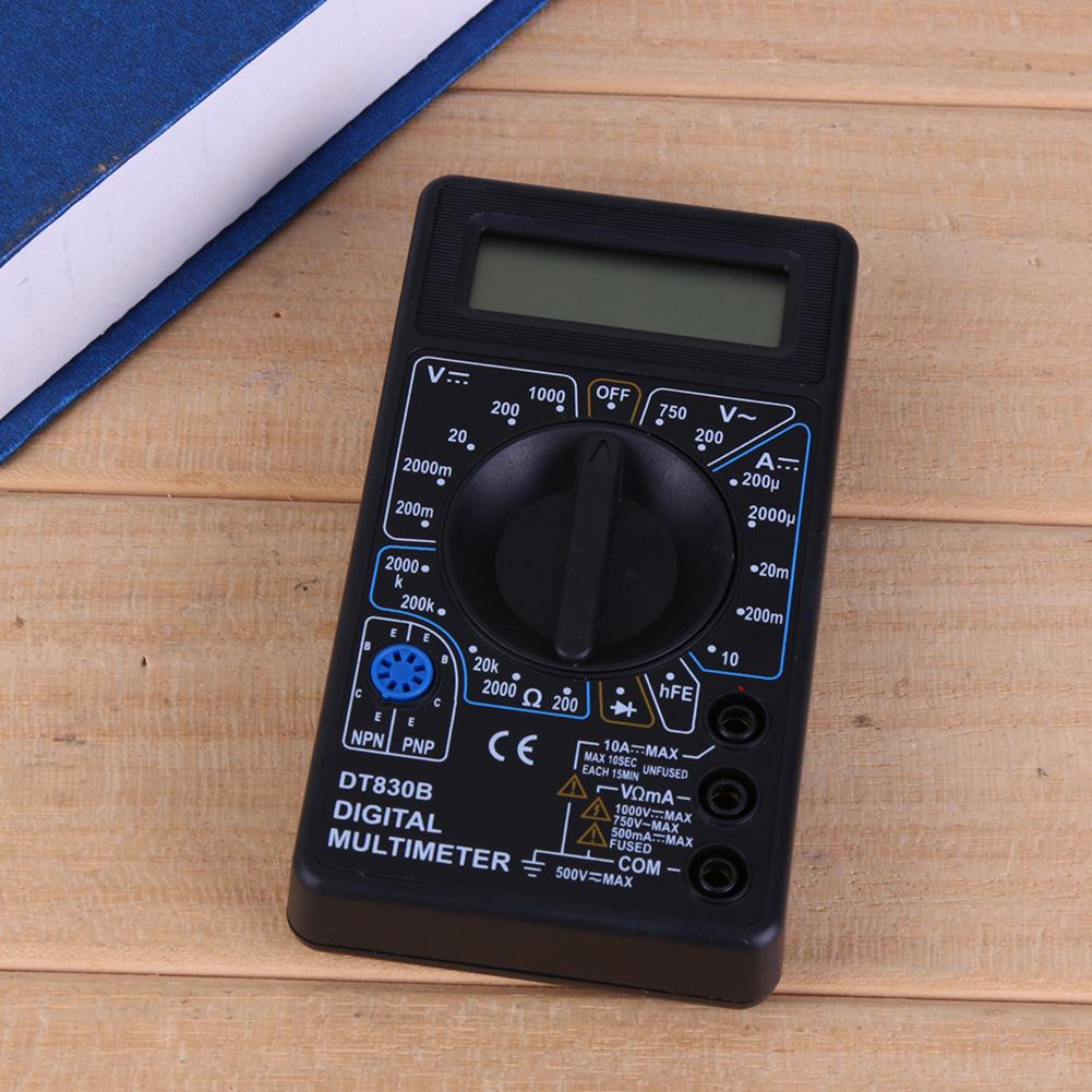 DT830B LCD Digital Multimeter Electronic Tester AC/DC 750/1000V Voltmeter Ammeter Ohm Tester Handheld Meter Multimeter Digital
