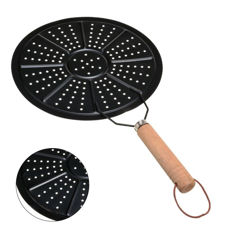 22cm Black Induction Heat Diffuser Hob Coffee Insulation Pad Converter Disc Adapter Plate Saucepan Home Kitchen Tool