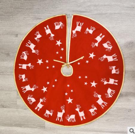 Kerstboomrok eland kerstboomrok schort kerst kerstfeest ornamenten: Rood