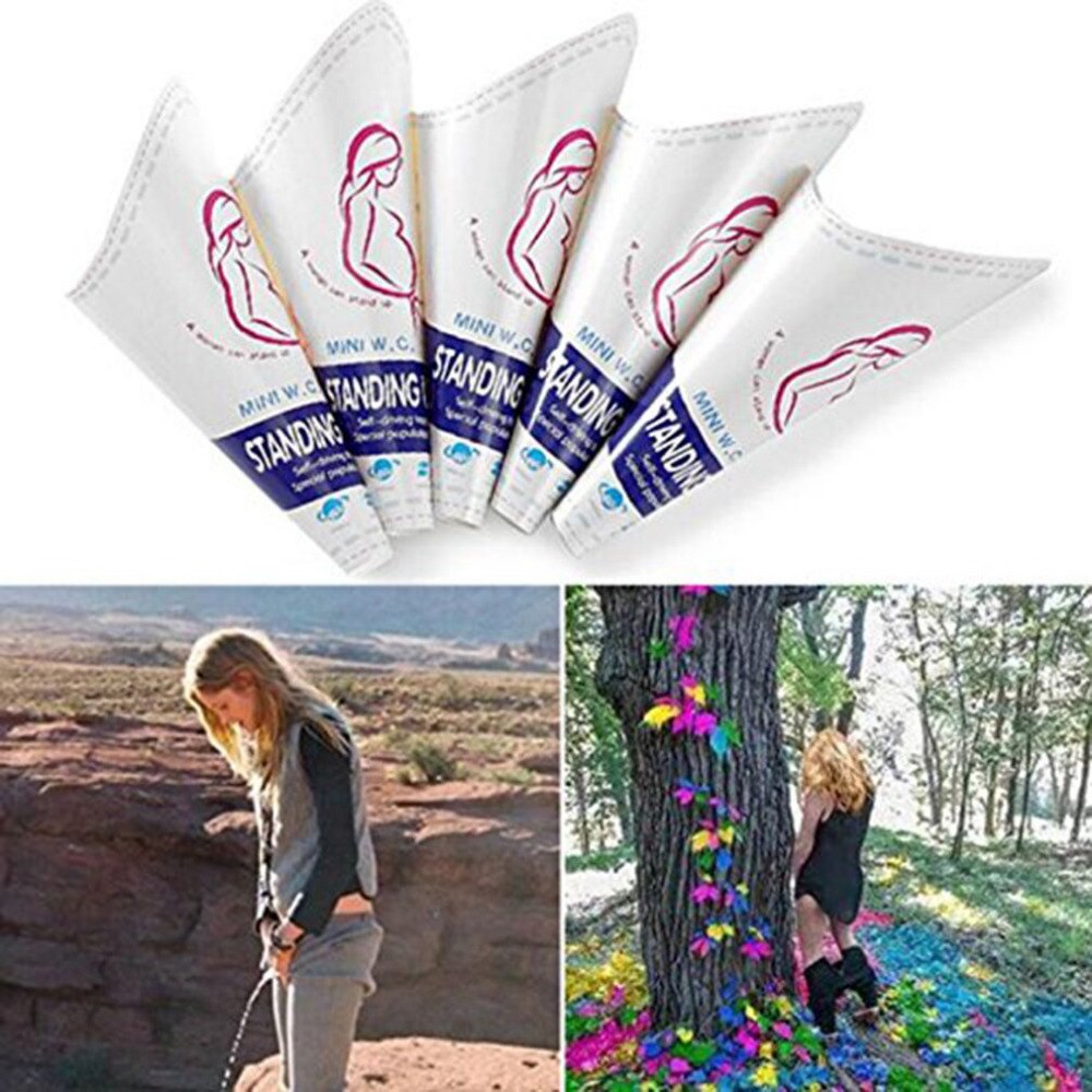 Urinoir en papier pour femmes | 10 pièces/ensemble urinoir de plein air voyage Camping, Portable urinoir féminin dispositif d'urinoir en papier, support et pichet