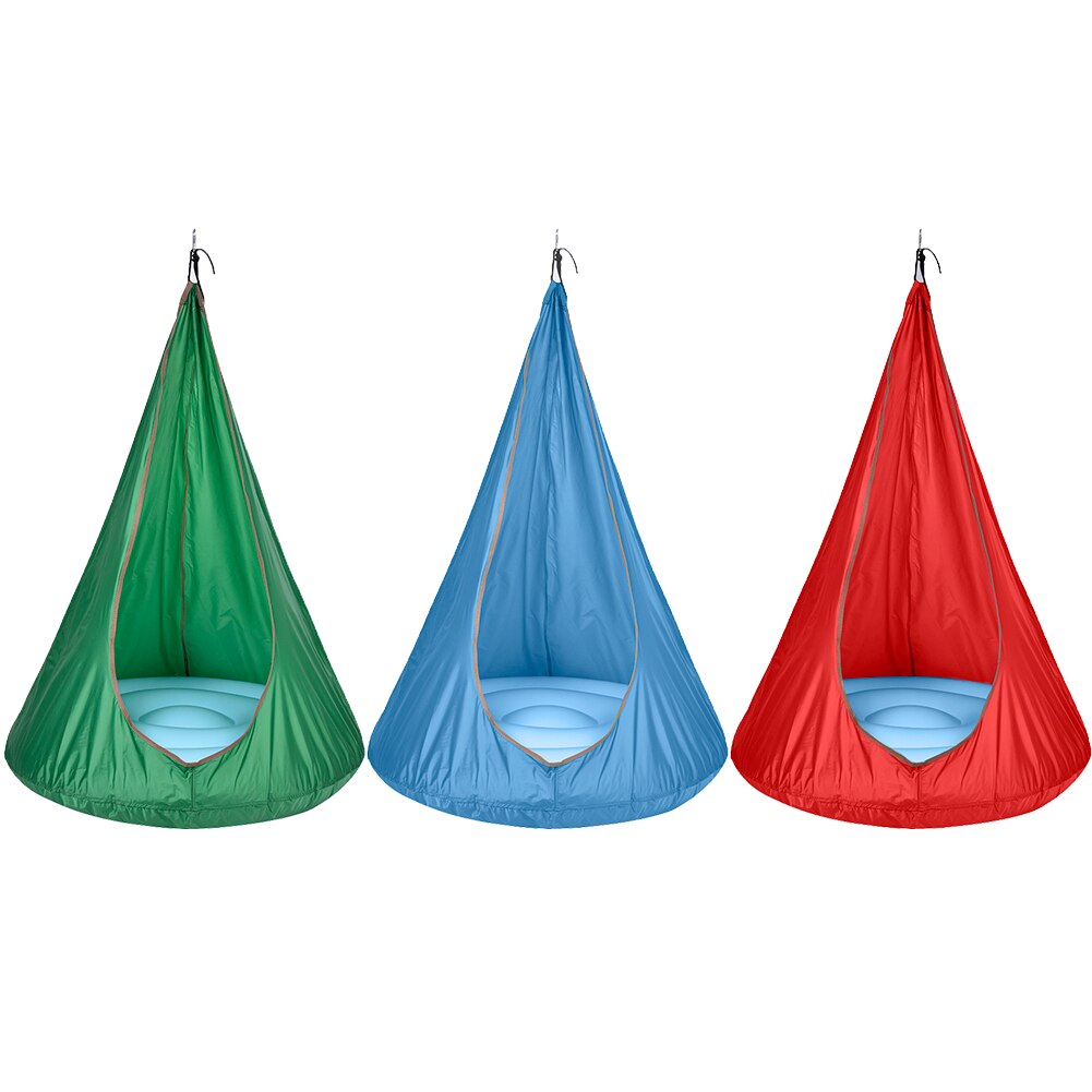 Newportable Swing Thuis Kind Hangmat Stoel Kids Swing Pods Enkele Persoon Outdoor Indoor Alle Seizoen Opknoping Seat