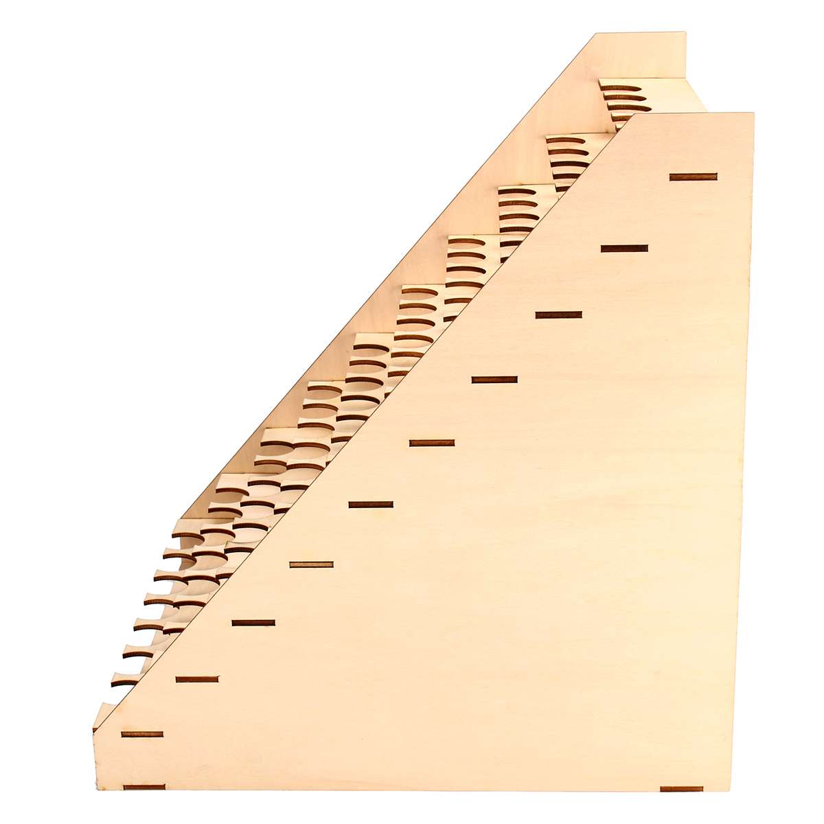 10-Layer Modular Paint Box Organizer Drawing Tools Storage Supplies Collapsible 75 Pots Wooden Paint Bottles Storage Rack Holder