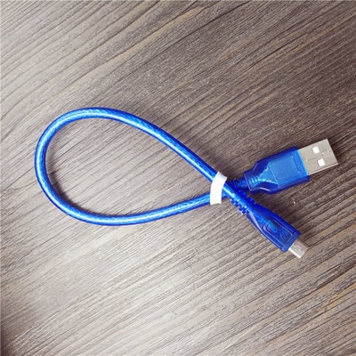 30cm usb 2.0 a han til micro usb 5 ben han data ladekabel ledning